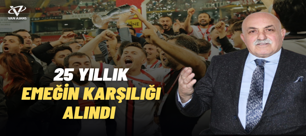 Fahrettin Çuyrak’tan Vanspor’un Şampiyonluğuna Kutlama: